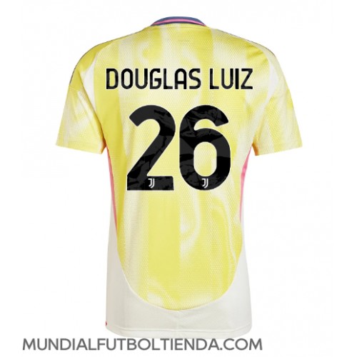 Camiseta Juventus Douglas Luiz #26 Segunda Equipación Replica 2024-25 mangas cortas